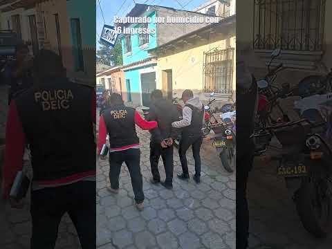 Capturado por homicidio con 16 ingresos