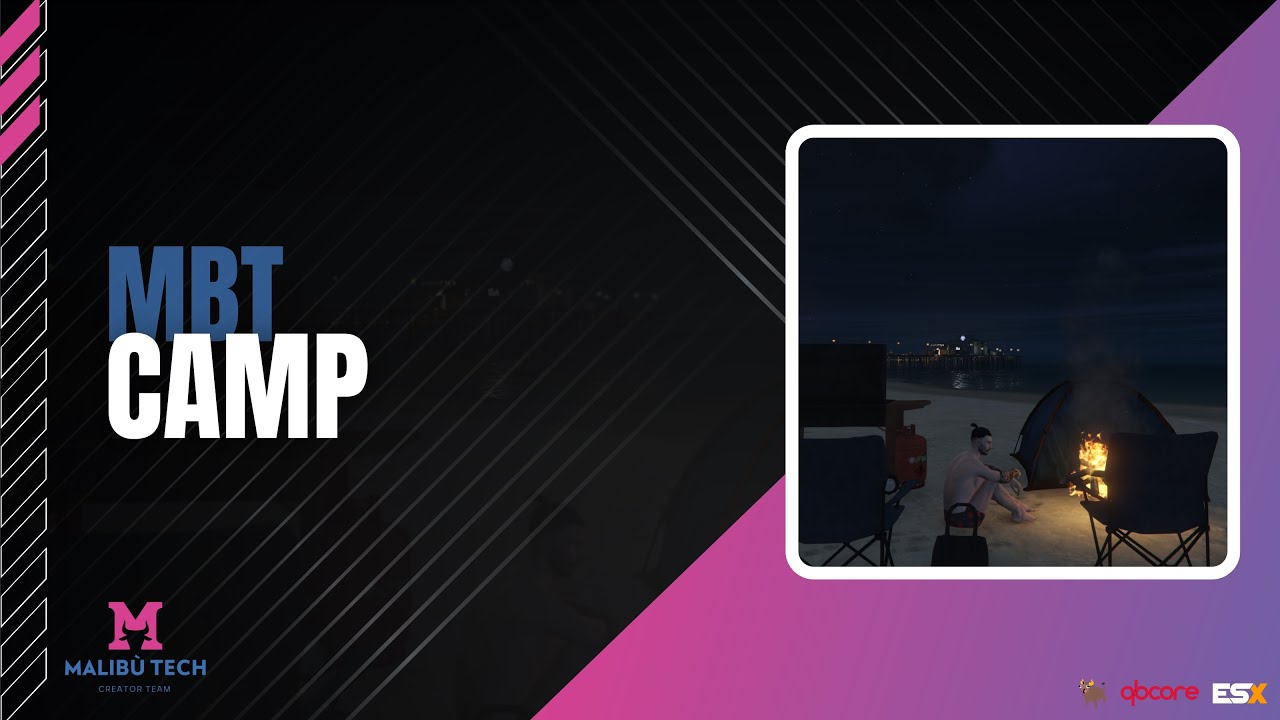 [PAID] [ESX/QB] MBT CAMP (Camping and cooking with friends) Thumbnail