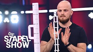 Domino-Nervenkitzel: Lena & Jonas spielen um 55.000 €! | Domino-Steine stapeln | Die Stapelshow