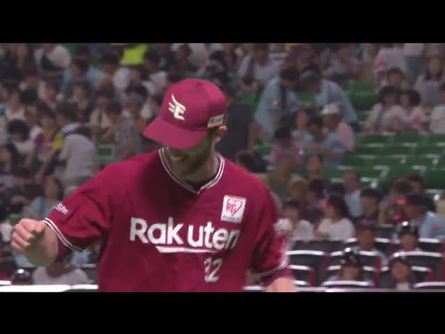 【7回裏】イーグルス・ブセニッツ 今日も3者凡退に抑えて27試合連続自責点ゼロ!! 2019/9/18 H-E