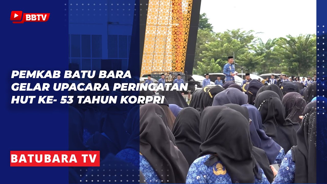 PEMKAB BATU BARA GELAR UPACARA PERINGATAN HUT KE 53 TAHUN KORPRI