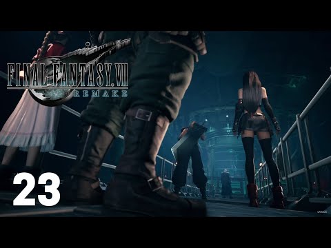 FINAL FANTASY 7 REMAKE - Walkthrough Part 23 PS4 Pro Gameplay [No Commentary]