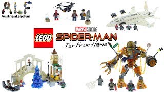 Download lagu Lego Spider-Man Far From Home Compilation of all Sets - Lego Speed Build Review mp3
