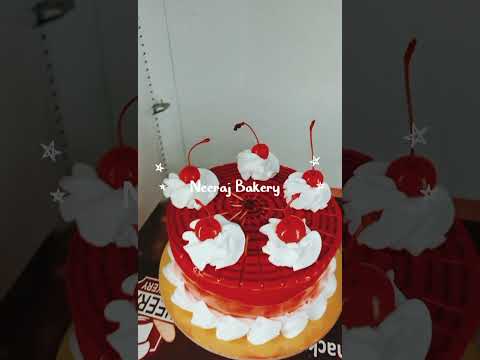 Awesome Strawberry Jelly Cake By Neeraj Bakery #strawberrycake #birthdaycake