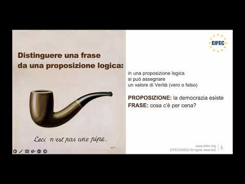 LOGICA DI BASE, breve corso per comprendere i fondamenti logici con un collegamento all'INSIEMISTICA