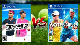 Tennis World Tour 2 vs. AO Tennis 2 - Which one is the better choice?