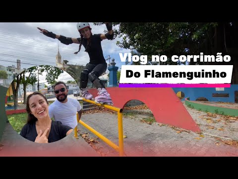Vlog no corrimão do Flamenguinho