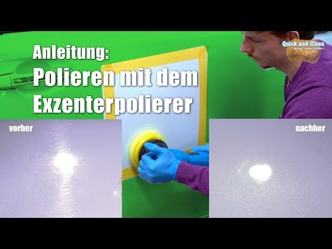 Wie poliere ich ein Auto mit der Poliermaschine ? Auto polieren mit Exzenterpoliermaschine