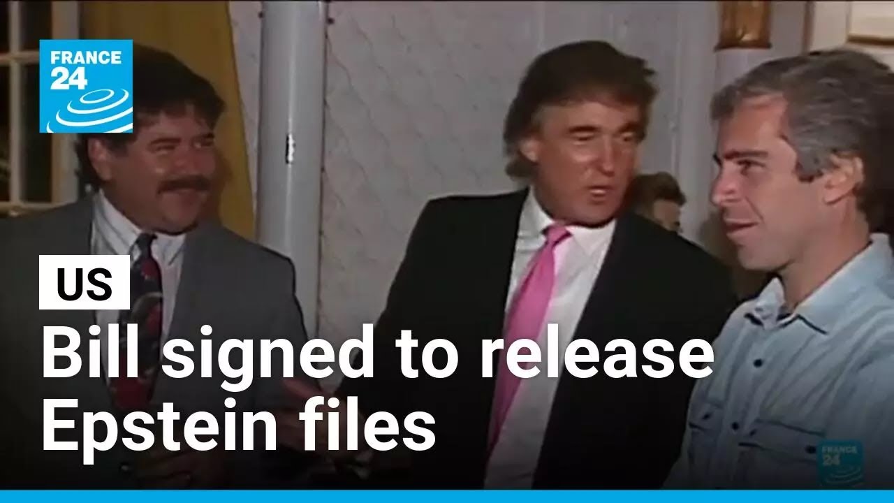 US: Donald Trump says he signed the bill to release Epstein files • FRANCE 24 English