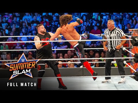 FULL MATCH: AJ Styles vs. Kevin Owens — United States Title Match: SummerSlam 2017