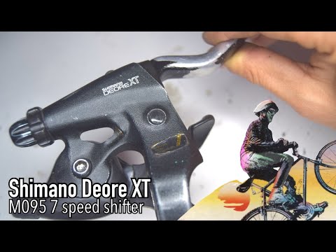 Pt.1 Shimano XT M095 7speed shifter: Full rebuild clean service