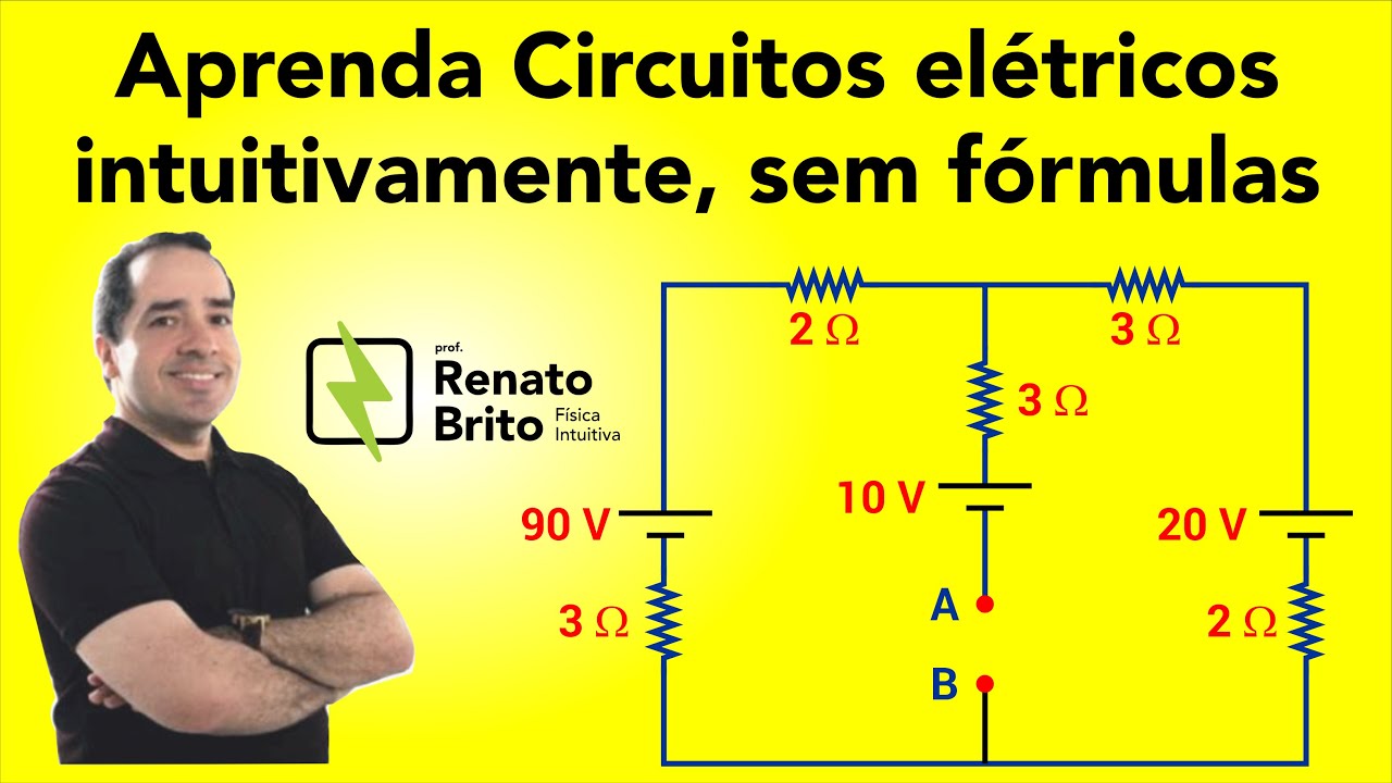 Renato Brito explica Circuitos Elétricos Intuitivamente, Sem Fórmulas