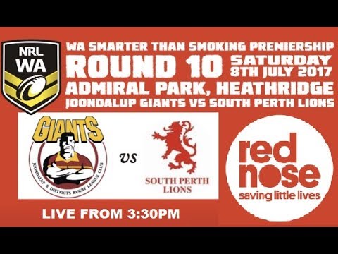 NRL WA 2017 Premiership - Giants v Lions