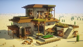 Minecraft: How to Build a Large Desert House Tutor