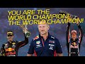 Christian Horner says it again to Max Verstappen (YOU ARE THE WORLD CHAMPION)