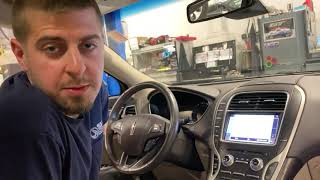 Parking brake maintenance Mode for Ford and Lincoln vehicles