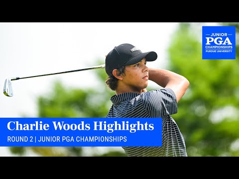 Watch Charlie Woods' Incredible 9-Birdie Round | 2025 Junior PGA Championship