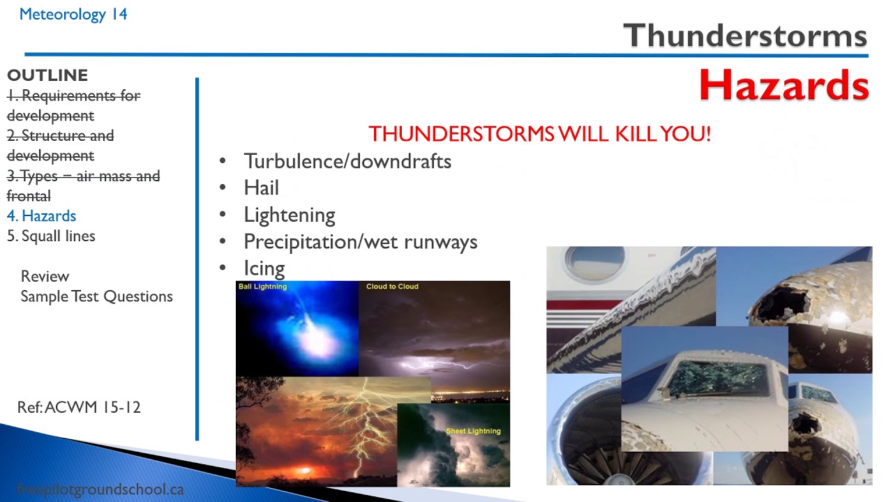 Meteorology 14 - Thunderstorms