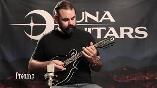 Video thumbnail for Luna Moonbird F Style Mandolin w/  Piezo Demo by Luna Guitars