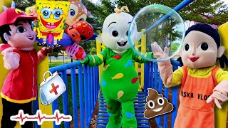 Download lagu Drama Badut Lucu SquidGame Jagain Bayi Cocomelon Nangis Kejer Makan Es Krim, Odong2 Kompilasi mp3