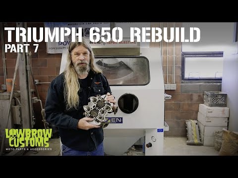 Triumph 650 Motorcycle Engine Disassembly & Rebuild Part 7 - Lowbrow Customs