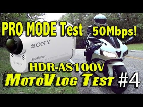 Part 4 Sony HDR AS100V REVIEW - PRO MODE 50 MBPS Video Test - Mic Comparison Testing Video