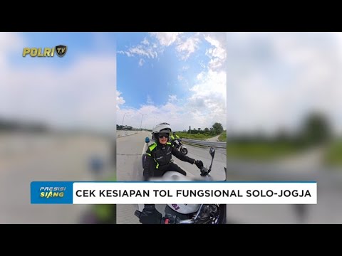 SATLANTAS POLRES KLATEN CEK KESIAPAN TOL FUNGSIONAL SOLO JOGJA