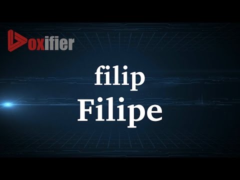 How to Pronunce Filipe in French - Voxifier.com
