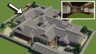 【マイクラ建築】本格的な武家屋敷の作り方！内装もある！【マイクラ和風】【マイクラ武家屋敷】【ゆっくり実況】