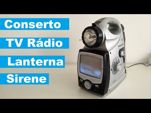 Conserto TV Multifunção VTV VT-889 de 6 polegadas