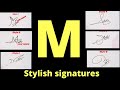 Signature M | Professional signature for letter M