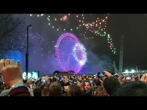 London New Years Eve Firework 2019 🤩🤩🤩💫