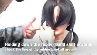 preview picture of video 'How to cut your own hair for 100 yen~lesson❷ ハイヤマカシ'