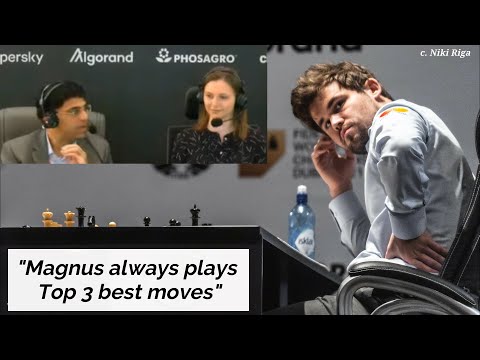 "Magnus Will Miss The Best Move But He Will Never Play 4th Best Move" - Vishy Anand