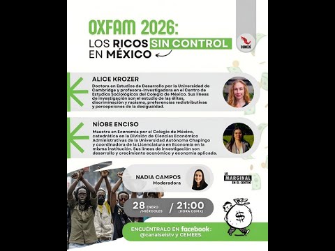 Lo Marginal en el Centro | OXFAM 2026: Los ricos sin control en México