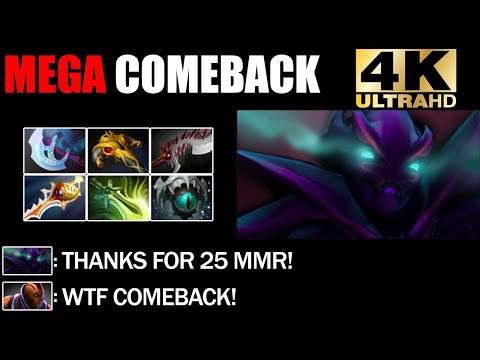 Divine Rapier Spectre Defend Mega Creeps - Epic Comeback Pro Gameplay 7.27c Dota 2