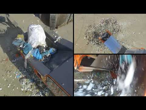 Arjes Impaktor 250 EVO bei der Müllverarbeitung