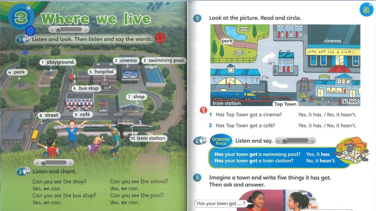 Super Minds 2 - Unit 3: Where we live