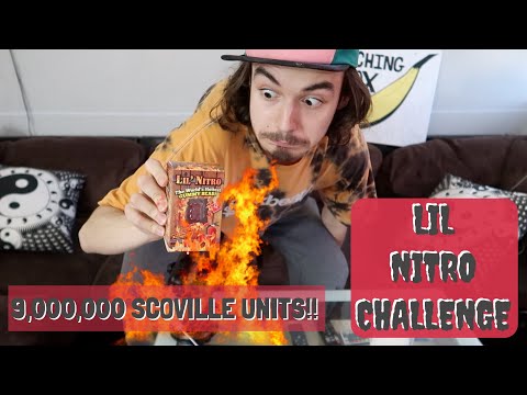 LIL NITRO WORLDS HOTTEST GUMMY BEAR CHALLENGE EPIC FAIL!! (9 MILLION SCOVILLE UNITS)