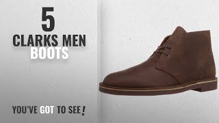 Top 10 Clarks Men Boots [ Winter 2018 ]: Clarks Men&#39;s Bushacre 2 Chukka Boot,Beeswax,11 M US