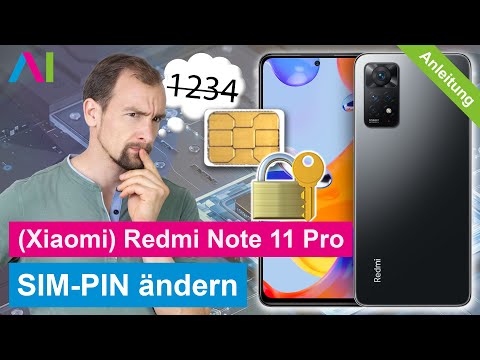 Xiaomi Redmi Note 11 Pro - SIM-PIN ändern • 📱 • 🧑🏽‍💻 • 🔐 • Anleitung | Tutorial