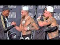 BRUISED ANDERSON SILVA HUGS JAKE PAUL AFTER FIGHT; SHOWS HIM LOVE & RESPECT