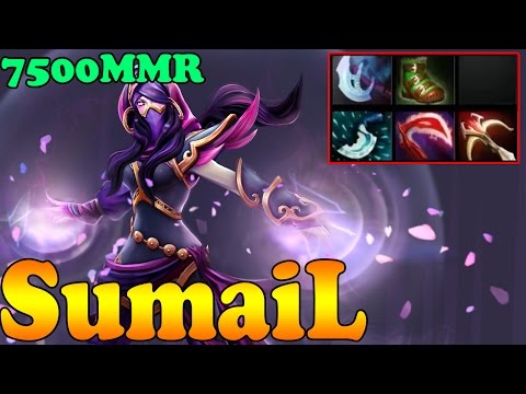 Dota 2 - SumaiL 7500 MMR Plays Templar Assassin Vol 3 - Ranked Match Gameplay!