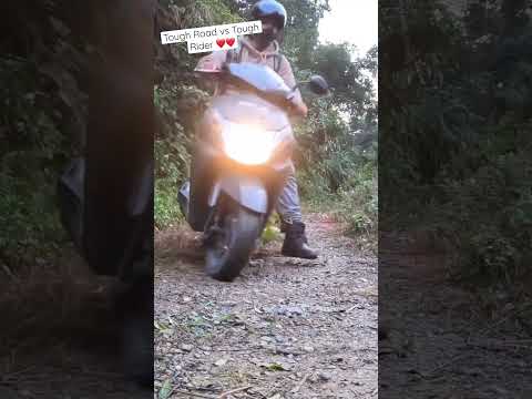 Thumbnail for Tough Road vs Tough Rider | Honda Dio | #natureride #offroad #dio #honda by Honda Dio