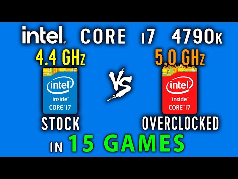 Intel core i7 4790k stock vs OC in 15 Games or i7 4770k Overclock 5,0 GHz