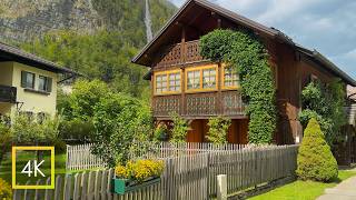 Life in the Austrian alpine village - Hallstatt, Austria 4K