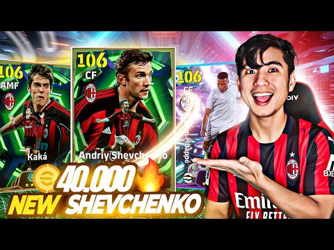 40,000 Coins New Mbappe + Shevchenko Breakthrough Pass A Pack Opening in efootball 26 mobile
