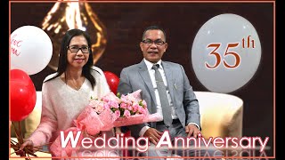 35th Wedding Anniversary – Pr. Noy & Myrna Nacion