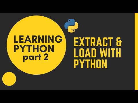 Learning Python Part 2: Extract (CSV File) and Load (Into MySQL Database) with Python