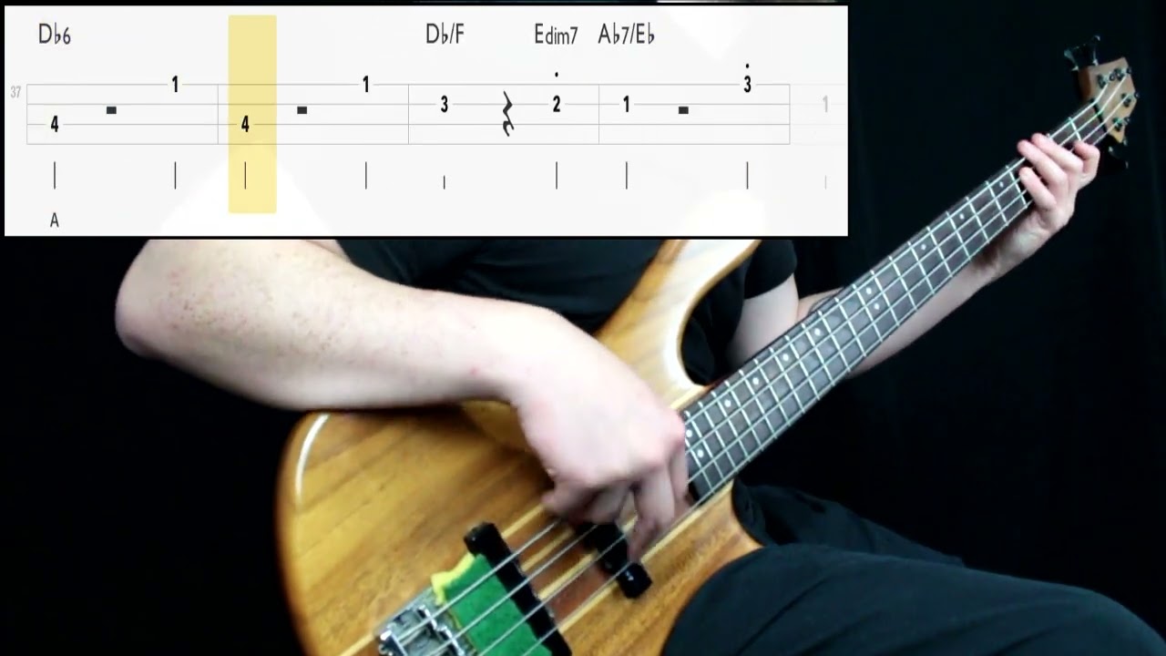 Dean Martin - Let It Snow! Let It Snow! Let It Snow! (Bass Cover) (Play Along Tabs In Video)